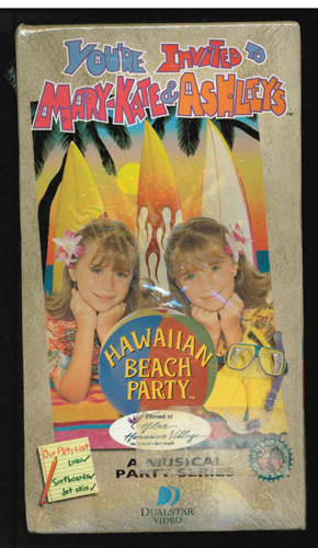 UNUSED You're Invited MARY-KATE & ASHLEY'S HAWAIIAN BEACH PARTY VHS Pic 1