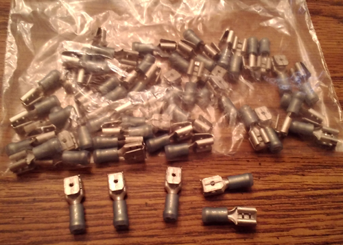 Lots of 50: AMP / Tyco Electronics 9-160463-2 Push-On Terminals