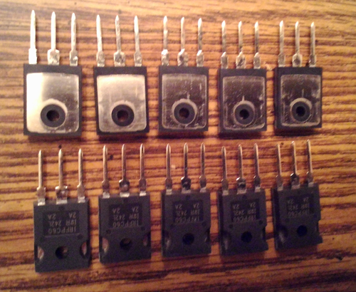 Lot of 10: International Rectifier IRFPC60 Power MOSFETs