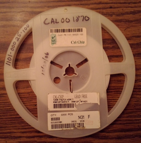 Partial Reel of Cal-Chip RM12F1431CT :: FREE Shipping