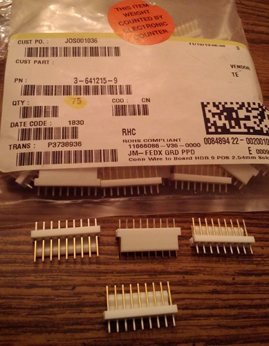 Lot of 81: TE Connectivity 3-641215-9