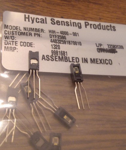 Lot of 19: Honeywell / Hycal Sensing Products HIH-4000-001