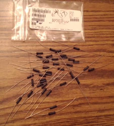 Lot of 37: Dale LVR-1-.05-1 Wirewound Resistors
