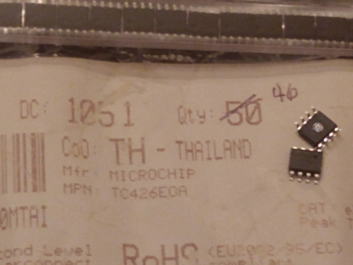 Lot of 46: Microchip TC426EOA