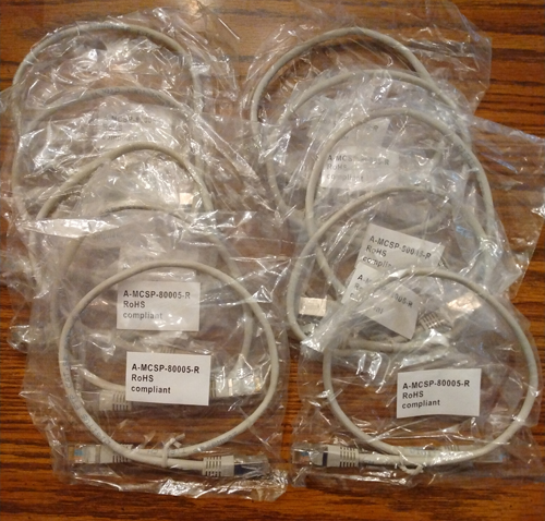 Lots of 10: Assmann WSW Components A-MCSP-8005-R Patch Cables