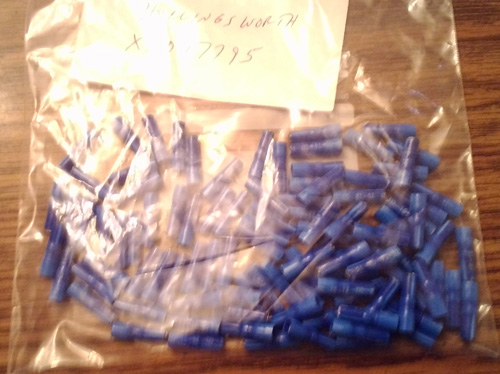 Lots of 100: Hollingsworth XS09779S Push-On Terminals