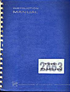 Tektronix Type 2A63 Plug-In Instruction Manual