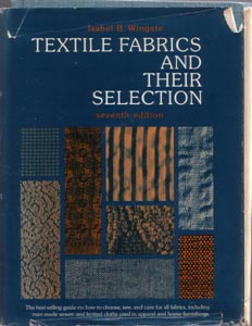 TEXTILE FABRICS AND THEIR SELECTION :: 1976 HB w/ DJ Pic 1