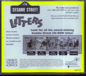 Sesame Street Letters Pic 2