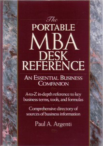 THE PORTABLE MBA DESK REFERENCE :: 1994 HB w/ DJ