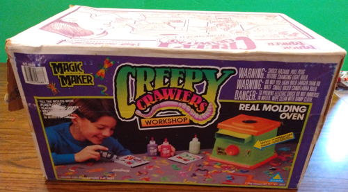 Creepy Crawlers Oven 1992 with Toy Story and Power Ranger Molds - Works ...